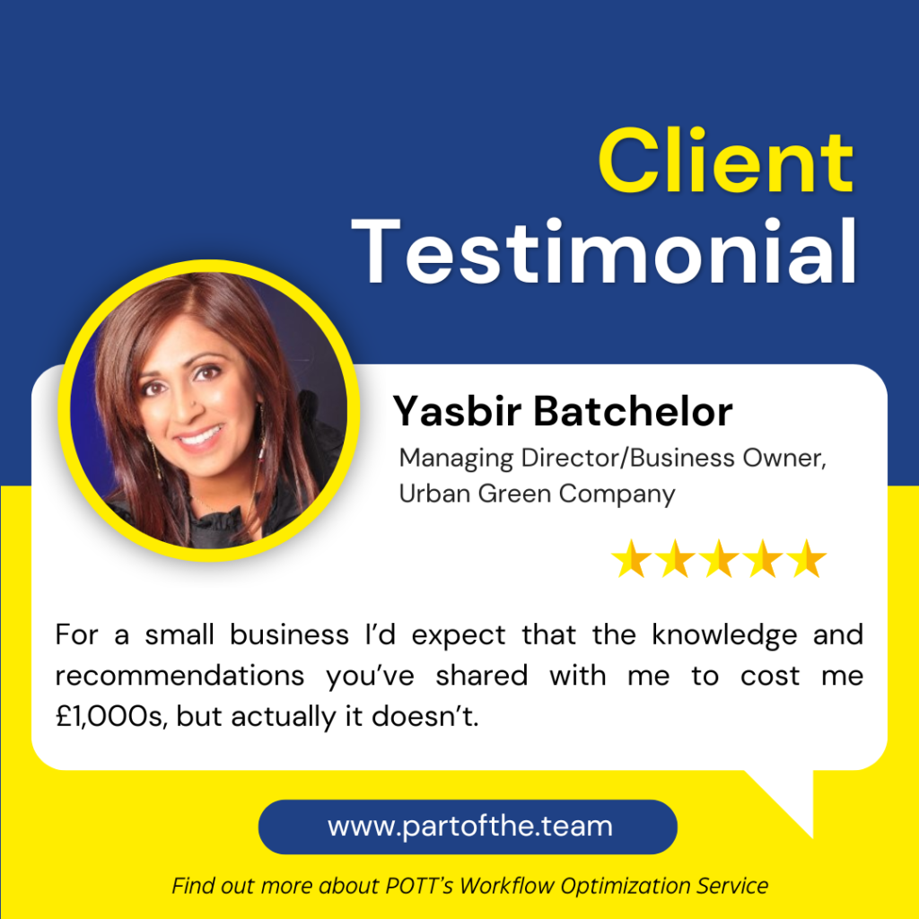 POTT Client Testimonial