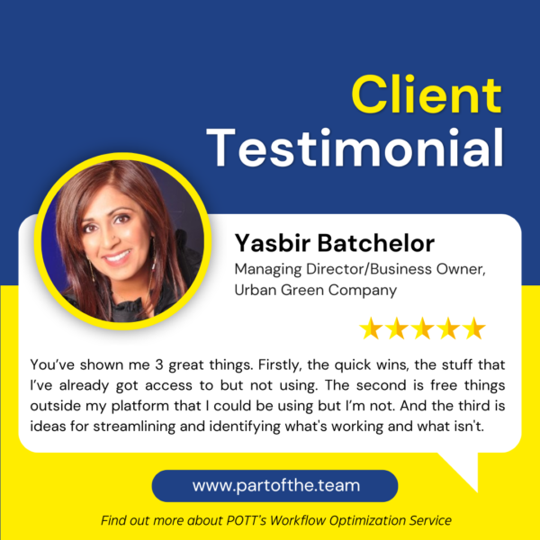 POTT Client Testimonial