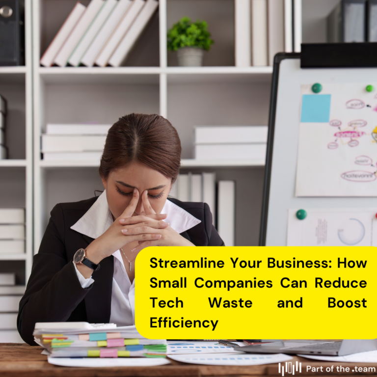 Streamline Your Business: How Small Companies Can Reduce Tech Waste and Boost Efficiency