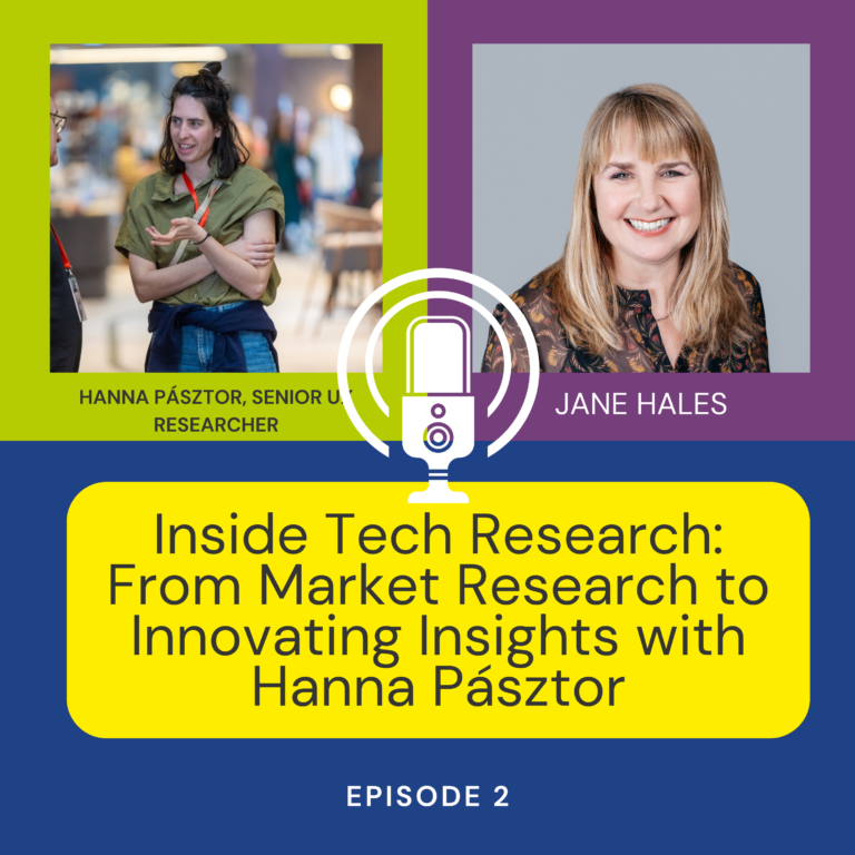 Inside Tech Research: From Market Research to Innovating Insights with Hanna Pásztor